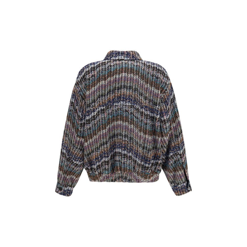Missoni Caperdoni Multicolor Sequin Full-Length Jacket