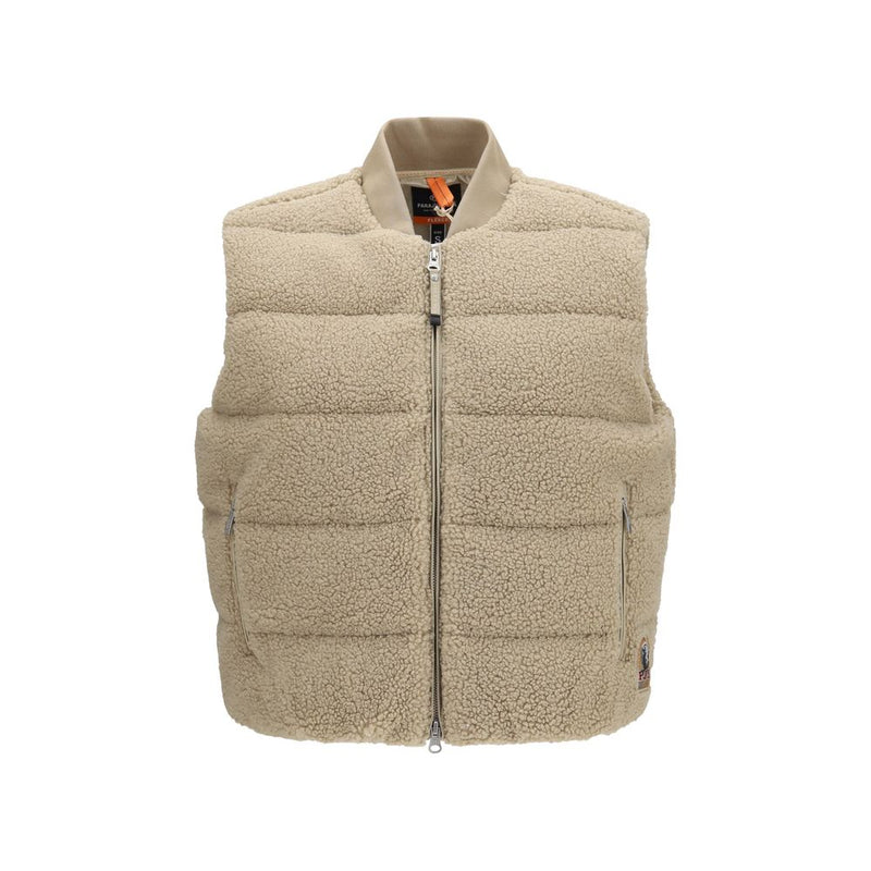 Parajumpers Simaw Beige Polyester Sleeveless Jacket for Women