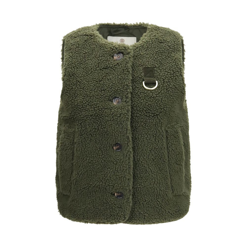 Barbour Bicolor Recycled Polyester Sleeveless Jacket