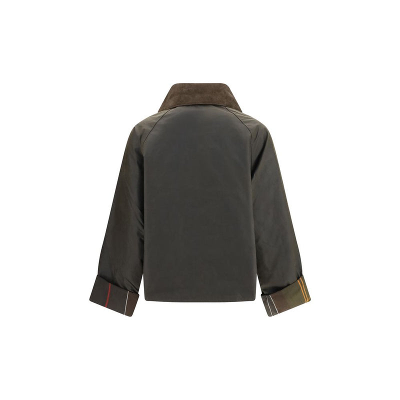 Barbour Bicolor Cotton Full-Length Jacket for Women