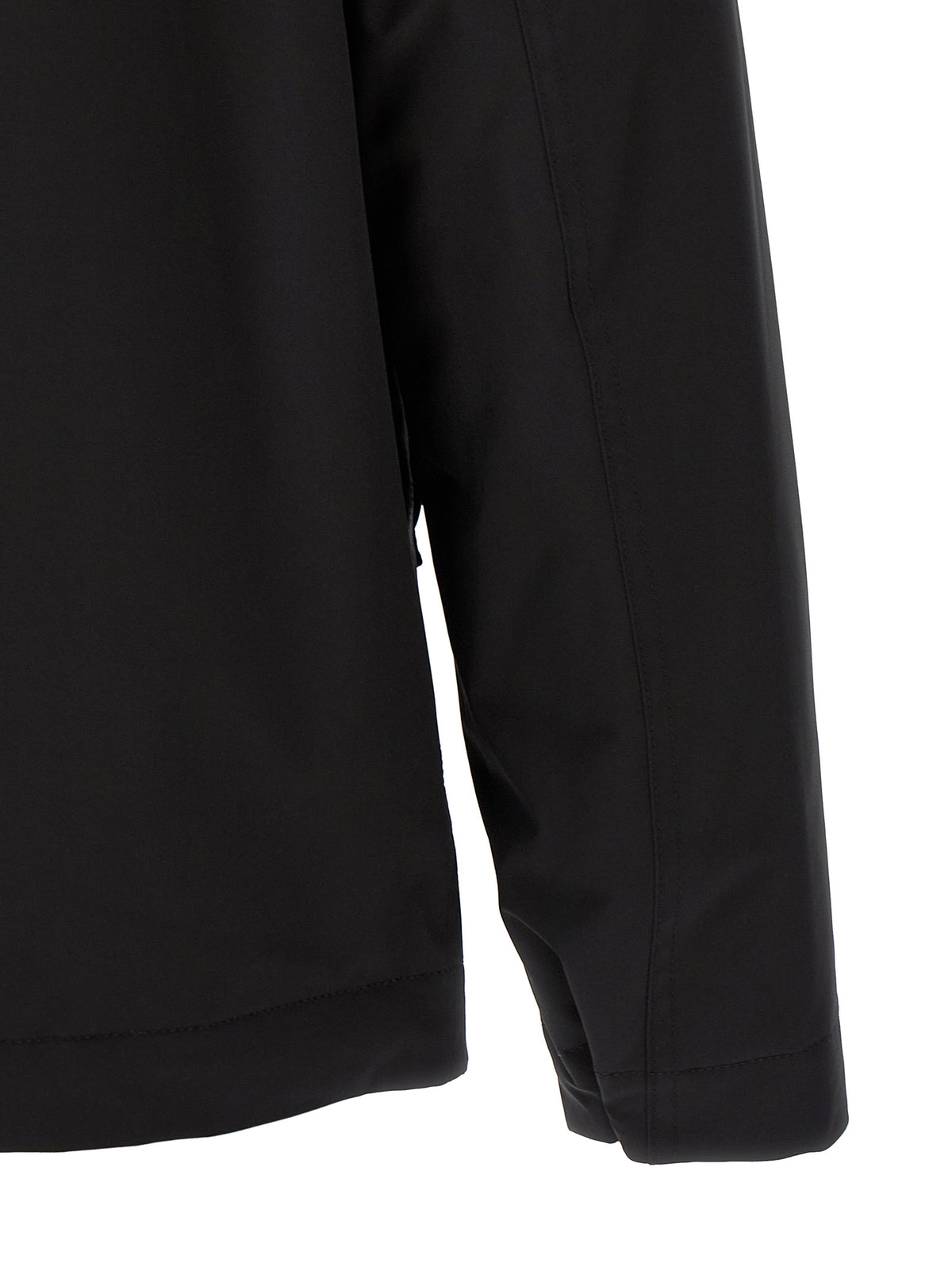Stone Island Black Polyester Shell Jacket