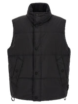 Stone Island Black Polyamide Sleeveless Jacket