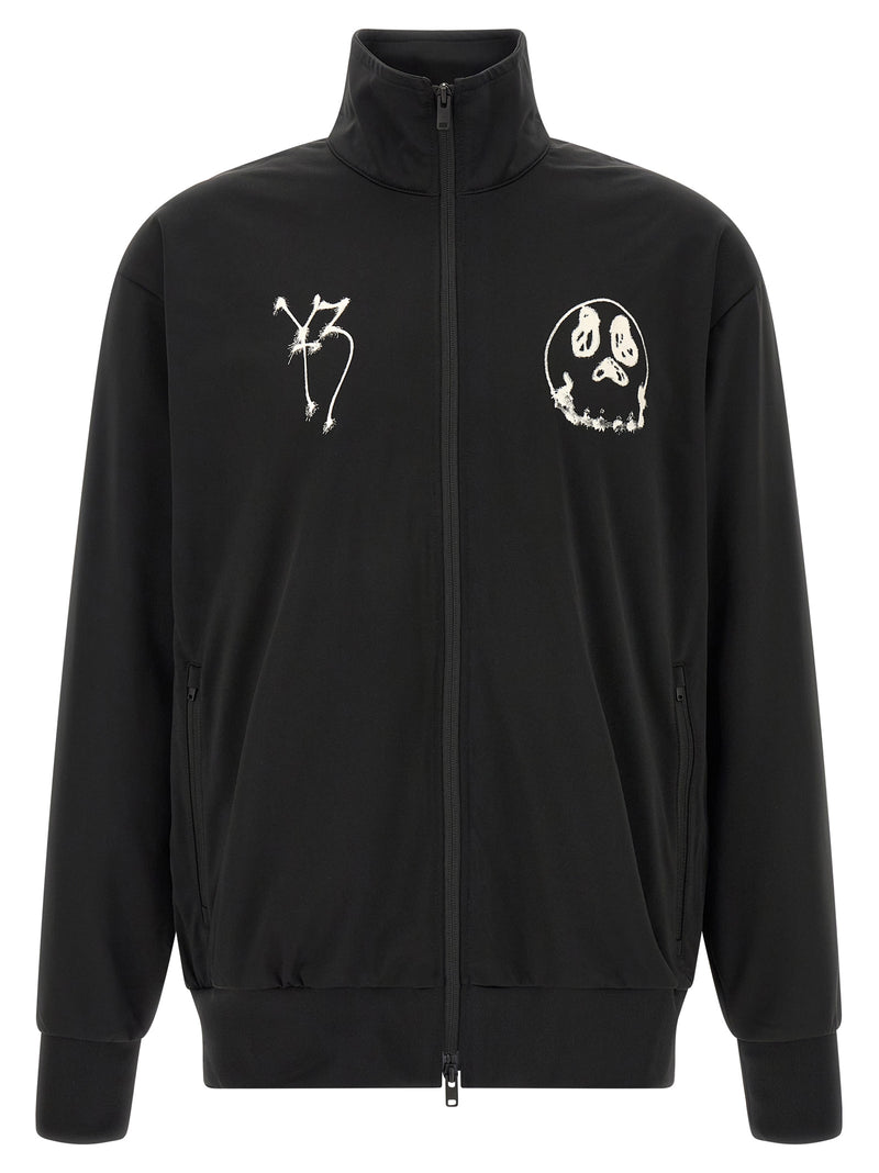 Y-3 GFX NYLN Black Polyethylene Sweatshirt