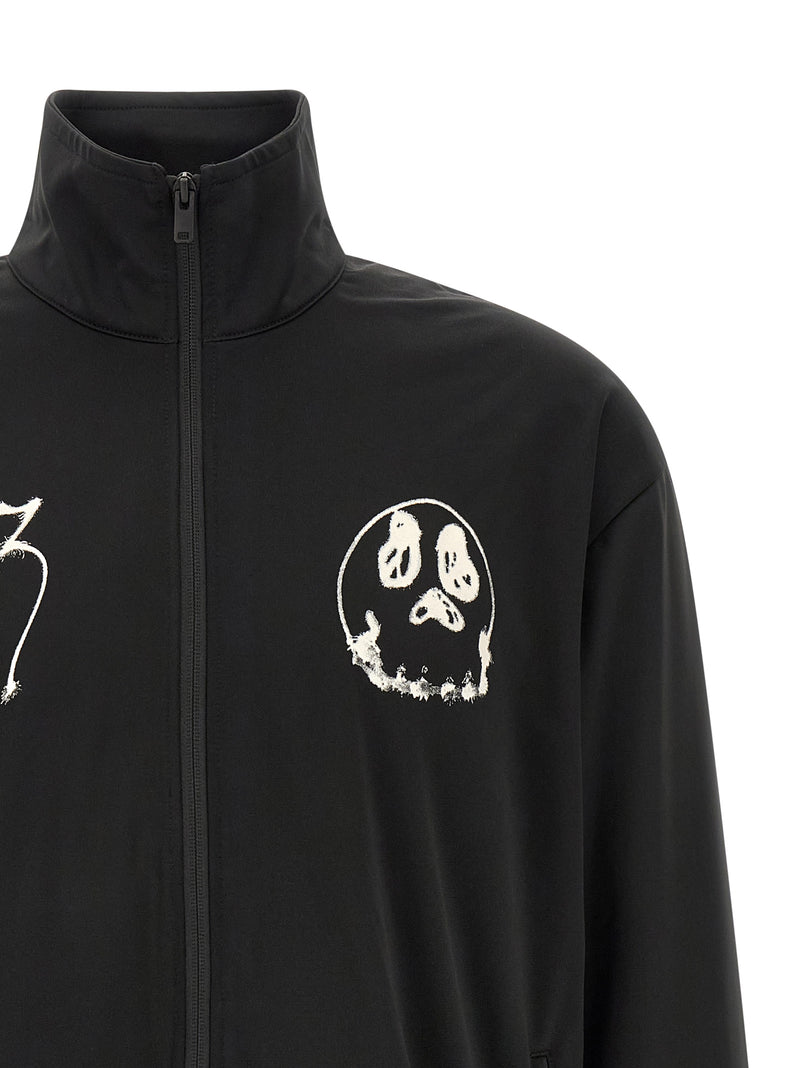 Y-3 GFX NYLN Black Polyethylene Sweatshirt