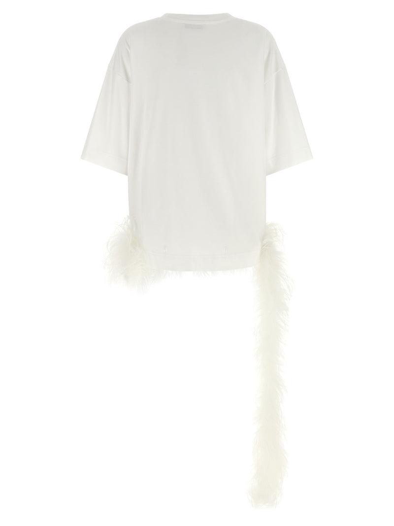 T-shirt en coton blanc Darkpark Smith pour femmes