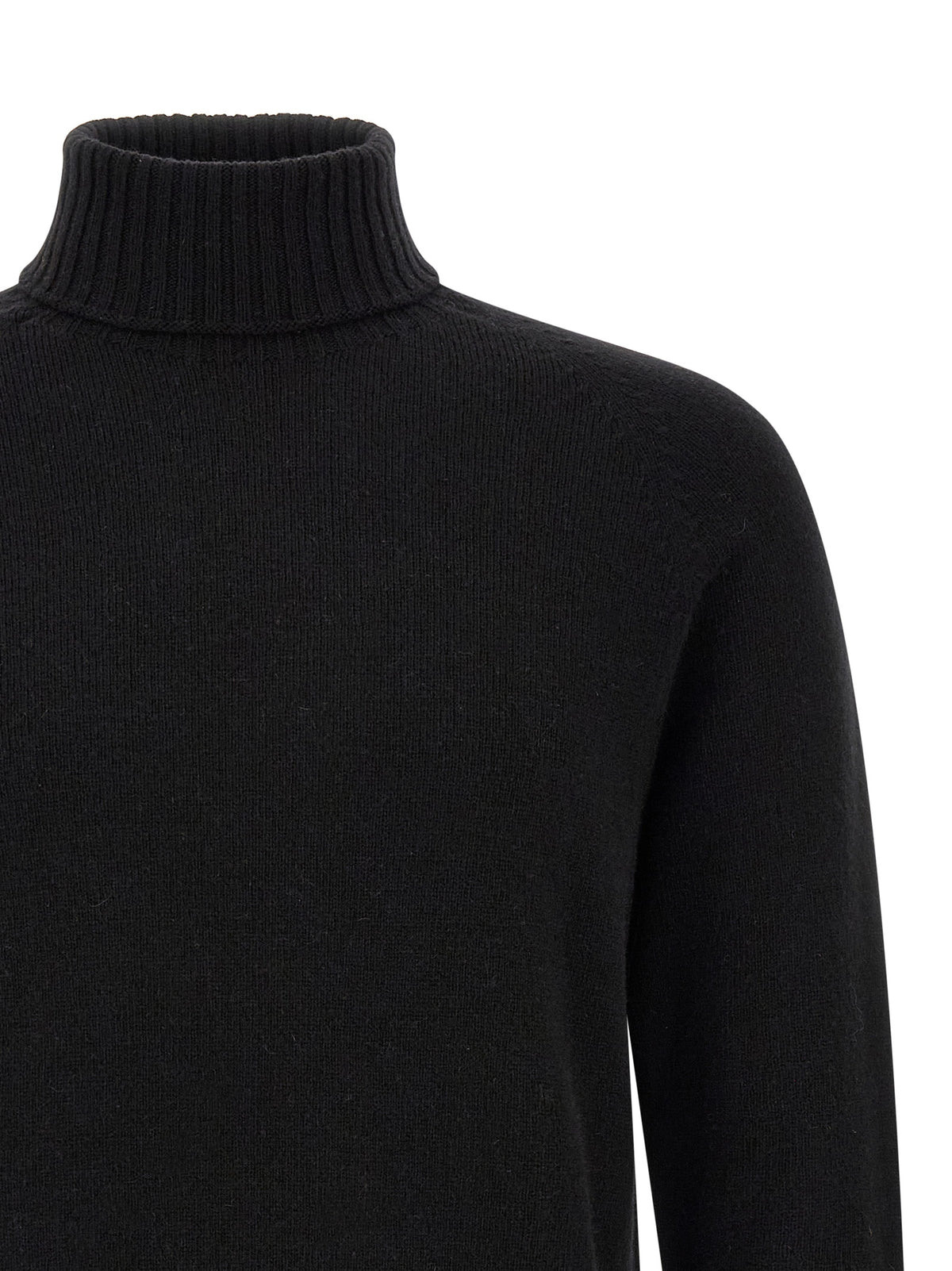 MA'RY'YA Black Cashmere Cardigan