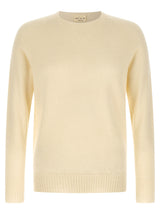 MA'RY'YA White Cashmere Cardigan