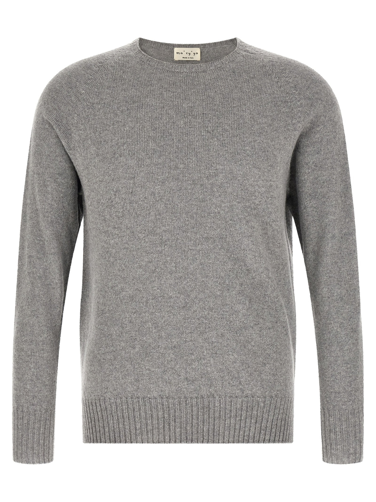 MA'RY'YA Gray Cashmere Cardigan