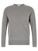 MA'RY'YA Gray Cashmere Cardigan