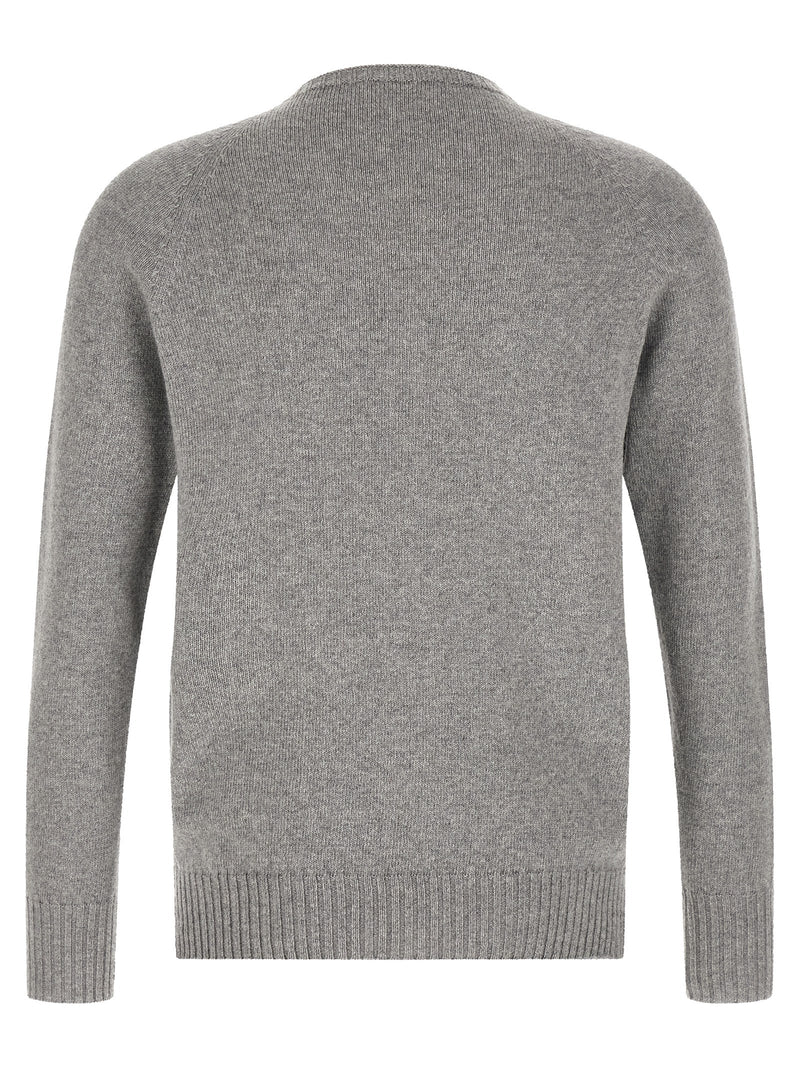MA'RY'YA Gray Cashmere Cardigan - Luxury Knitwear