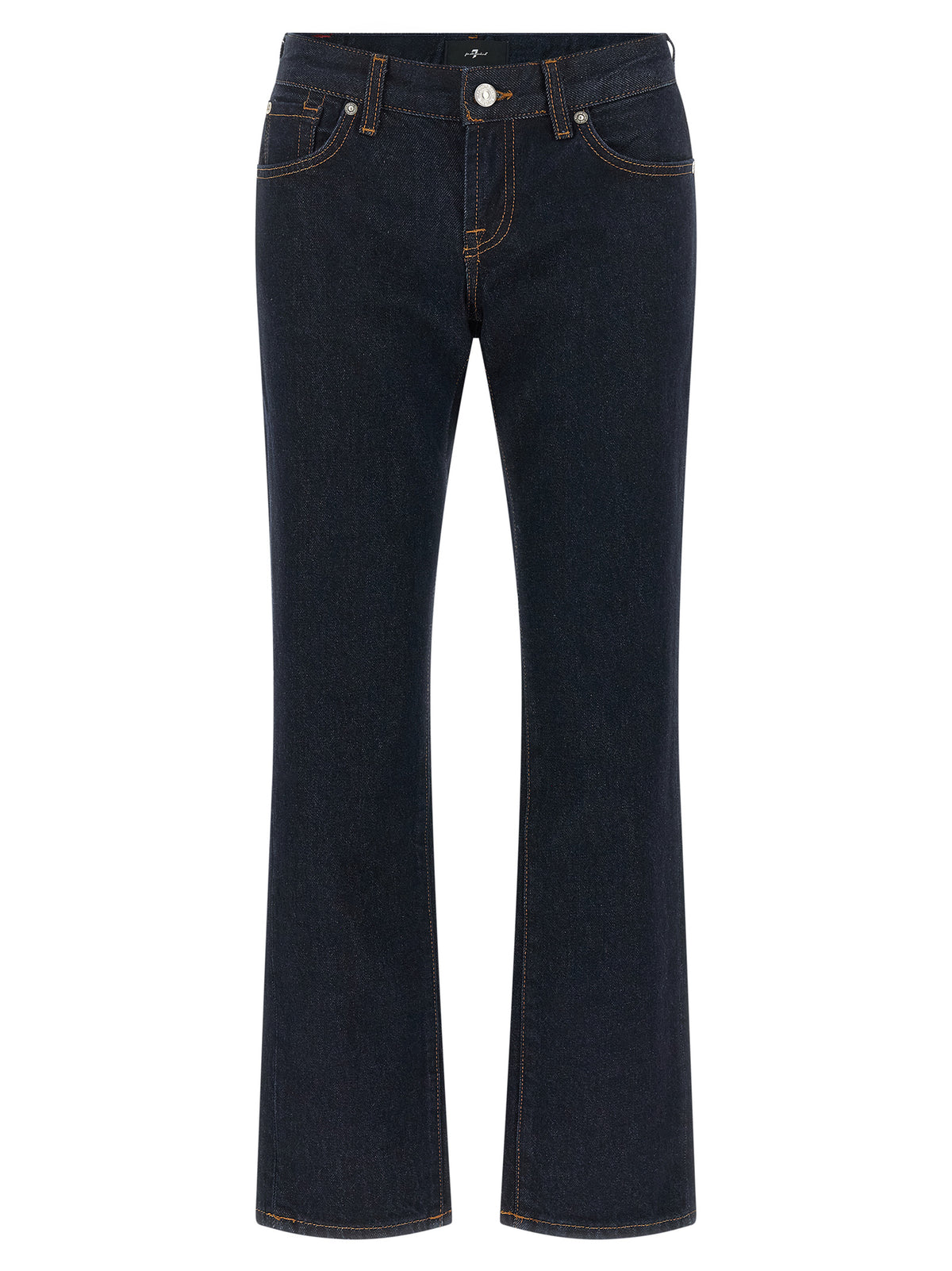 7 For All Mankind Blue Cotton Bootcut Jeans