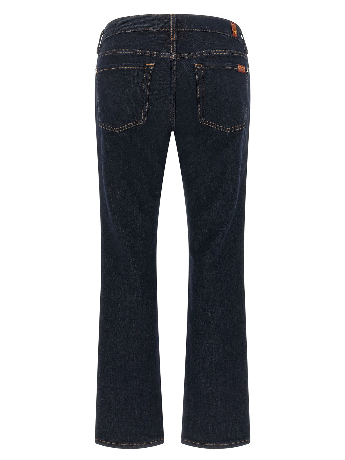 7 For All Mankind Blue Cotton Bootcut Jeans