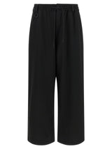 Y-3 Black Wool Casual Pants