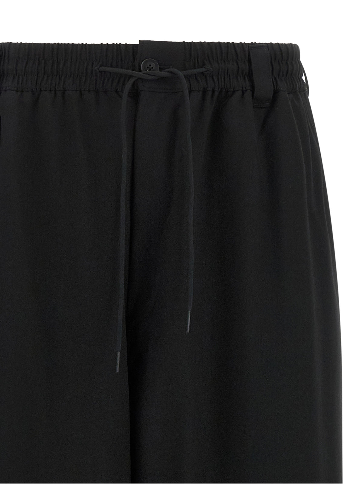 Y-3 Black Wool Casual Pants