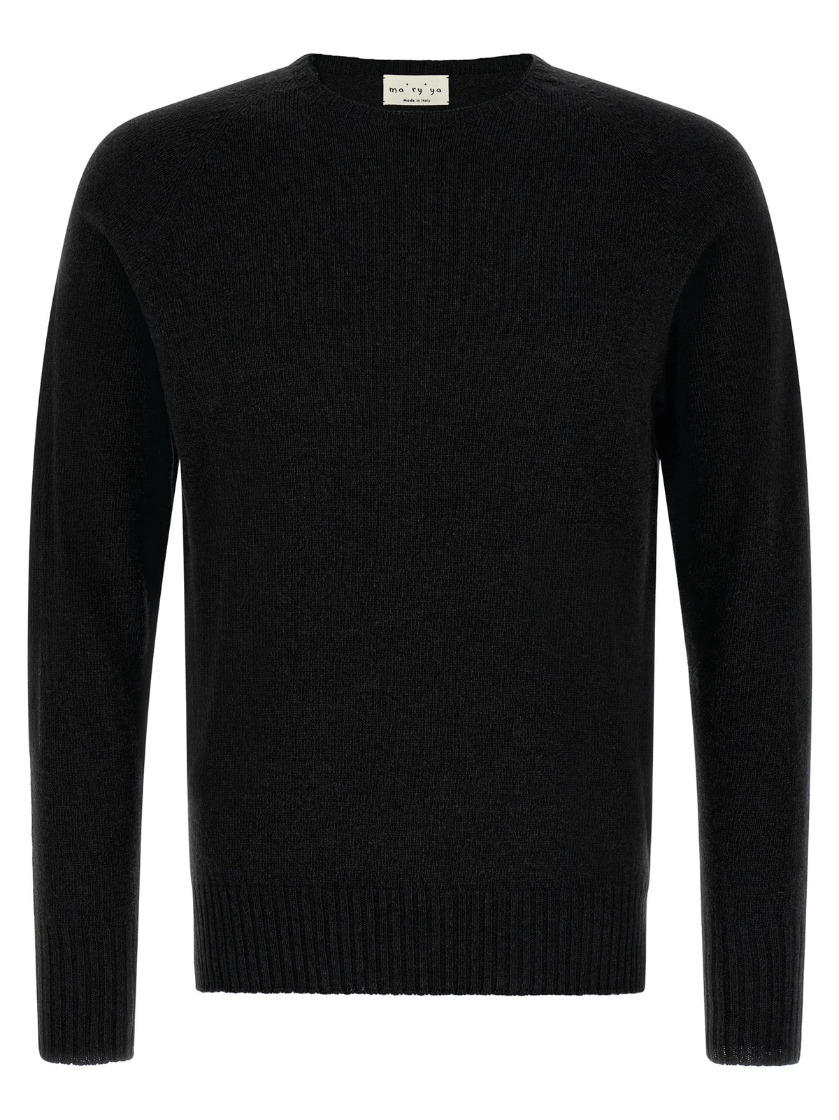 MA'RY'YA Black Cashmere Cardigan