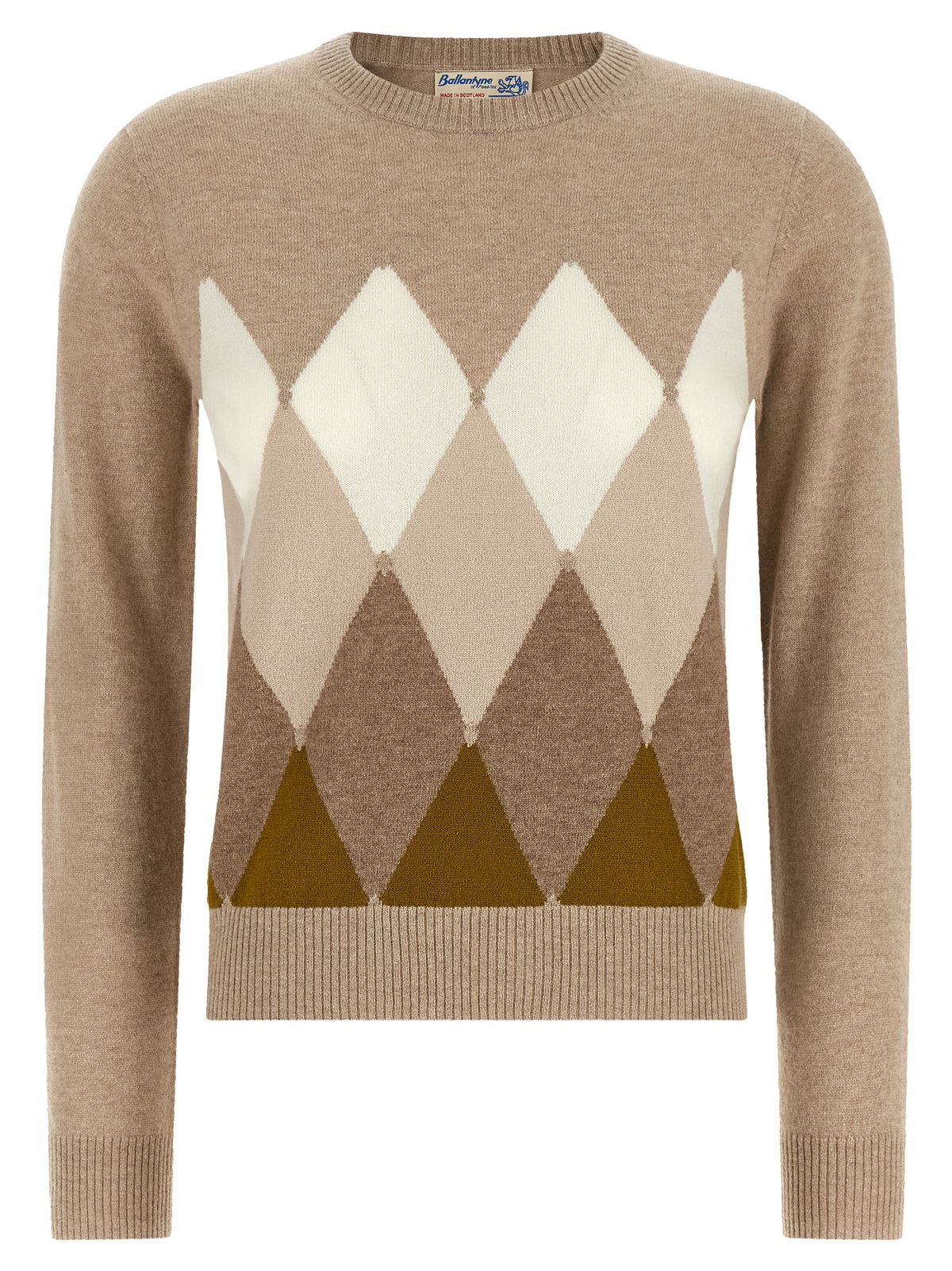 Ballantyne Beige Cashmere Cardigan