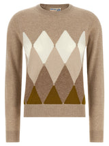 Ballantyne Beige Cashmere Cardigan