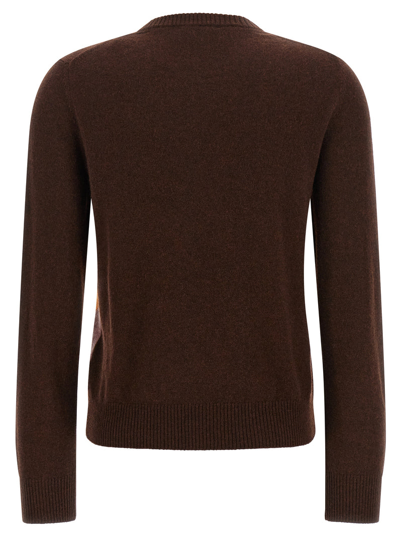 Ballantyne Brown Cashmere Cardigan - Luxurious Knitwear