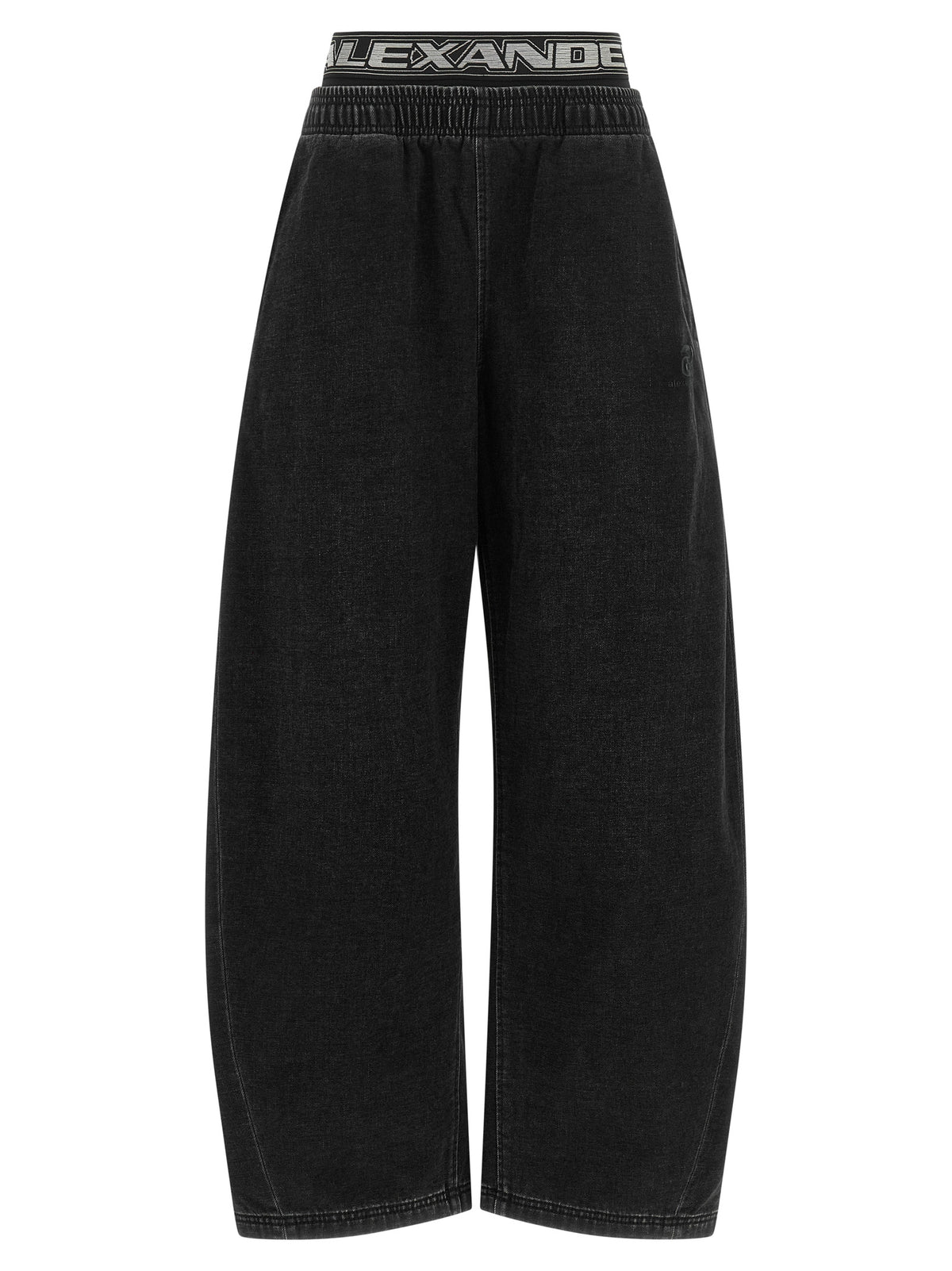 Alexander Wang Black Cotton Relaxed Fit Jeans