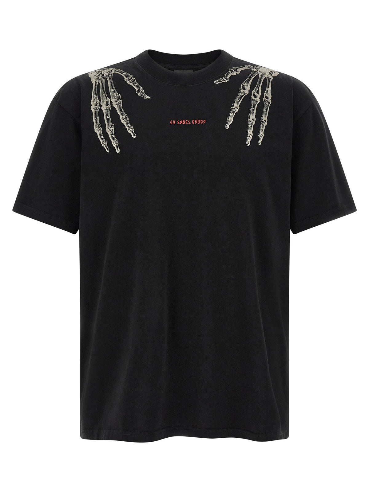 44 Label Group Black Cotton T-Shirt