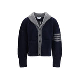 Thom Browne Blue Wool Oves Aries Cardigan