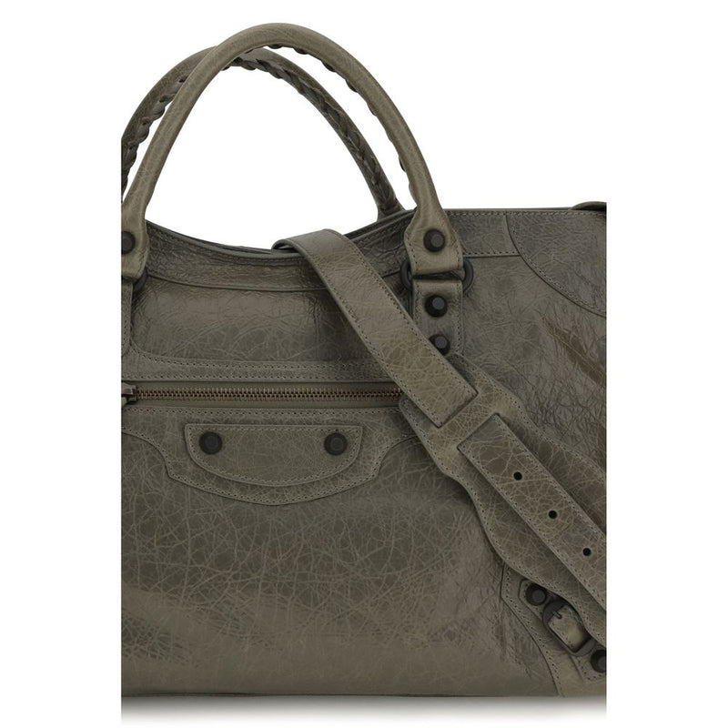 Sac à épaule Balenciaga Bicolor en Agneau Ovis Aries