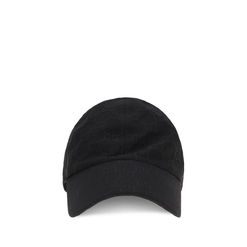 Gucci Black Cotton Cap (Baseball Hat) - Skylar Base Jersey