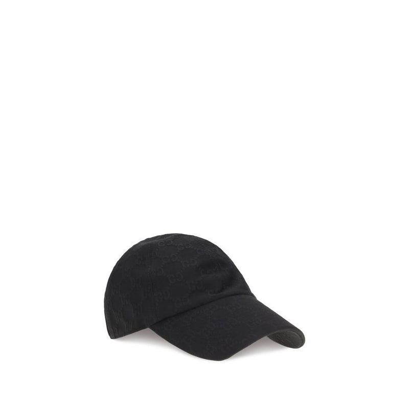 Gucci Black Cotton Cap (Baseball Hat) - Skylar Base Jersey