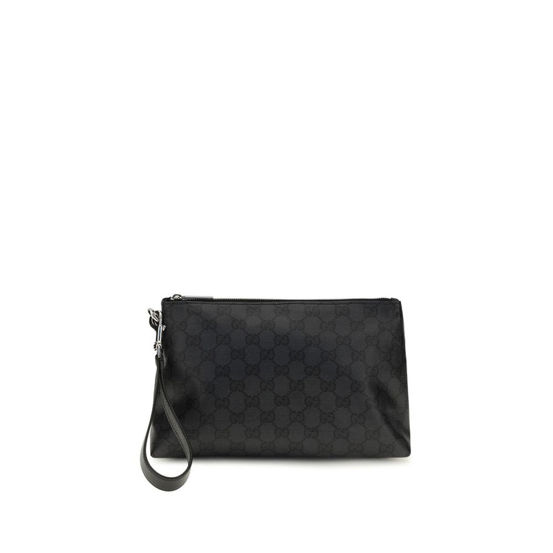 Gucci Black Fabric Shoulder Bag - Essence Classic Pouch