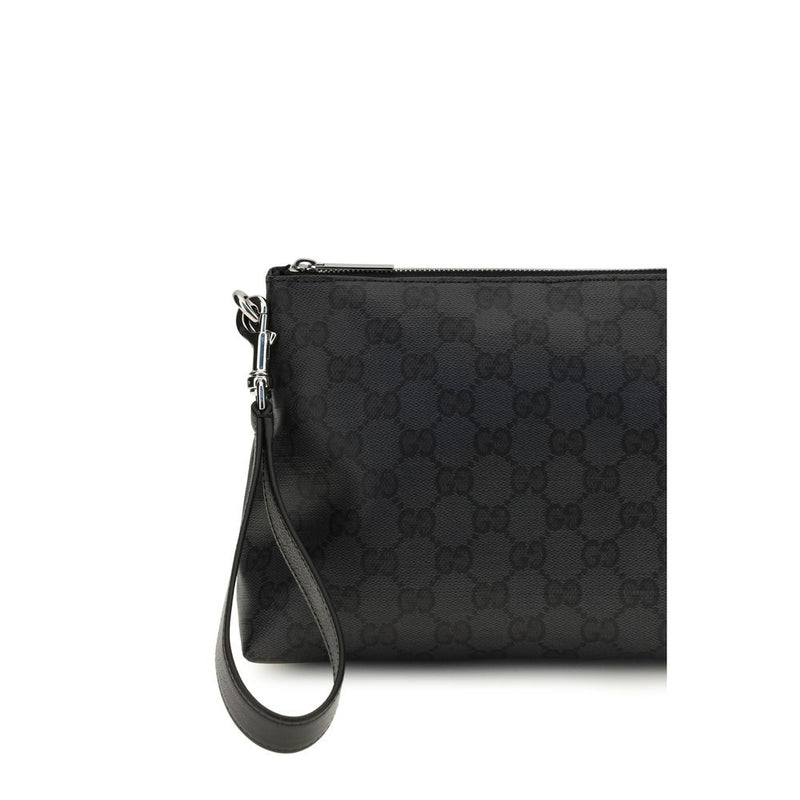 Gucci Black Fabric Shoulder Bag - Essence Classic Pouch