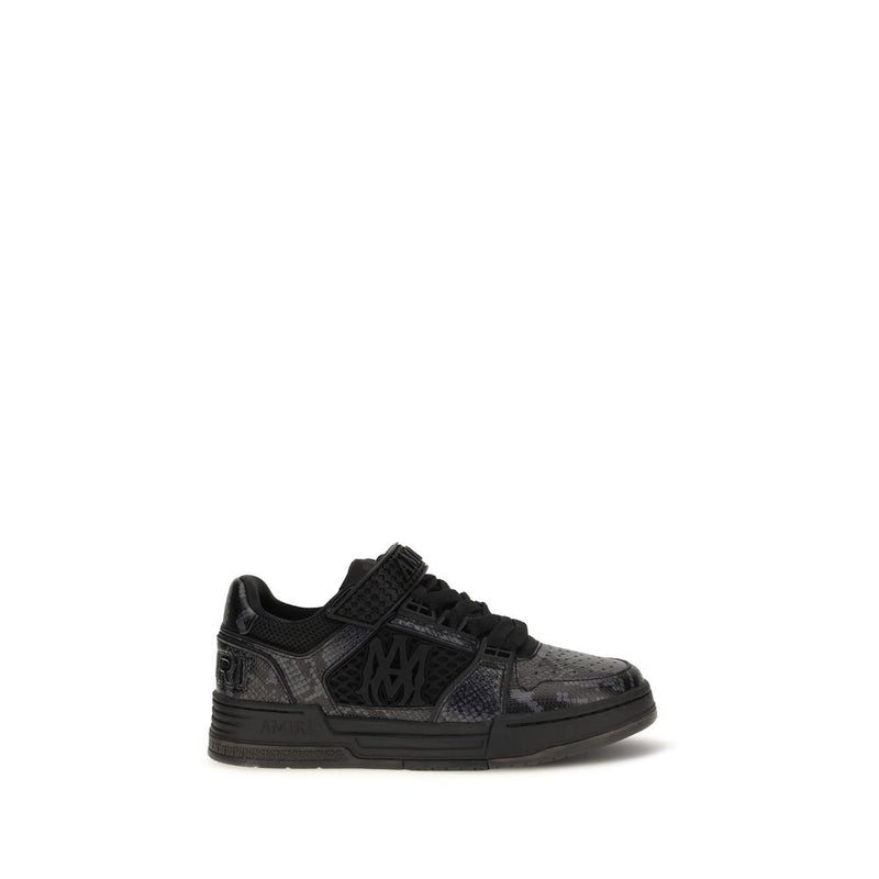 Amiri Black Calf Leather Bos Taurus Athletic Sneakers