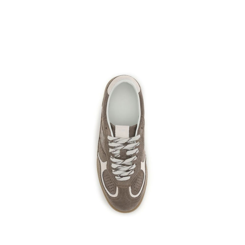 Alohas Brown Suede Leather Low Top Sneakers - TB.490 Rife