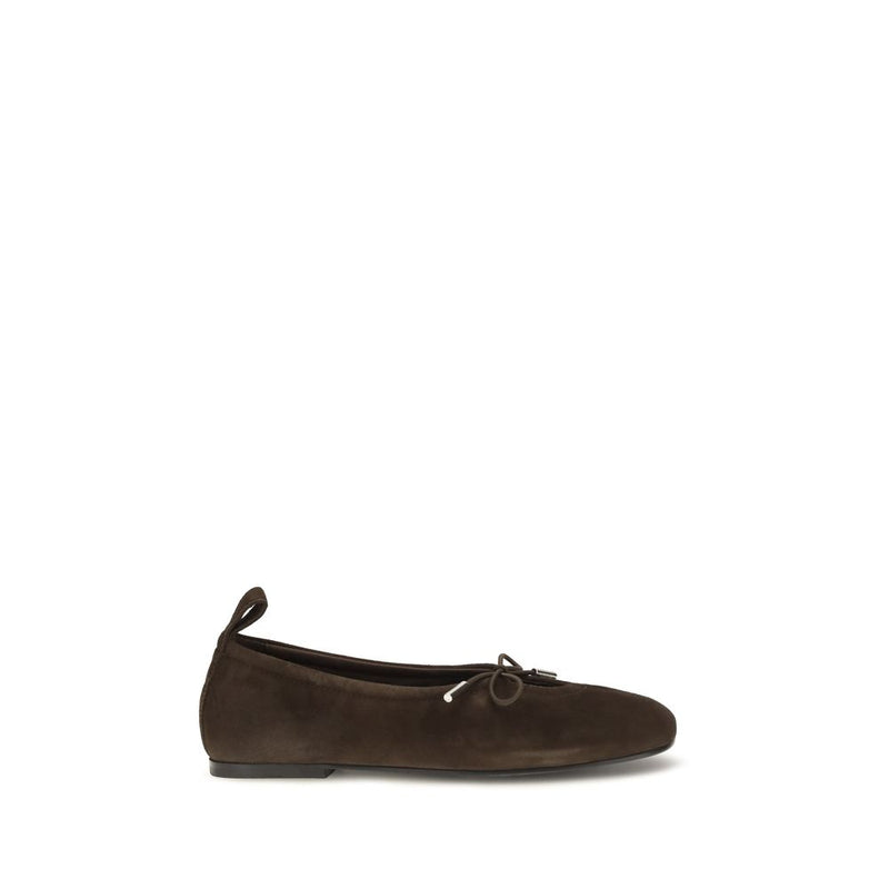 Alohas Brown Goatskin Rosalind Ballet Flats for Women