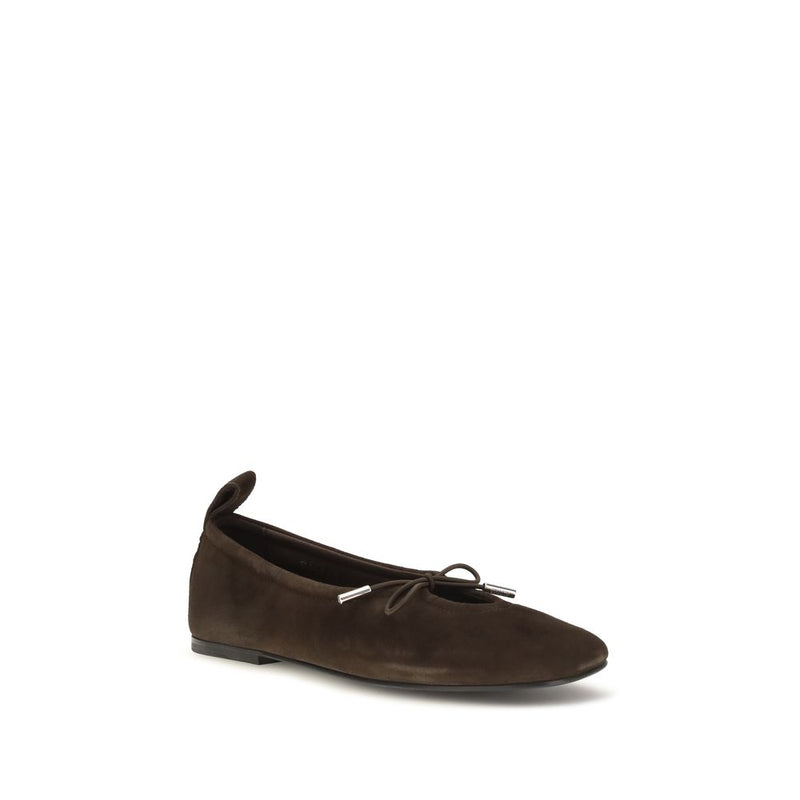 Alohas Brown Goatskin Rosalind Ballet Flats for Women