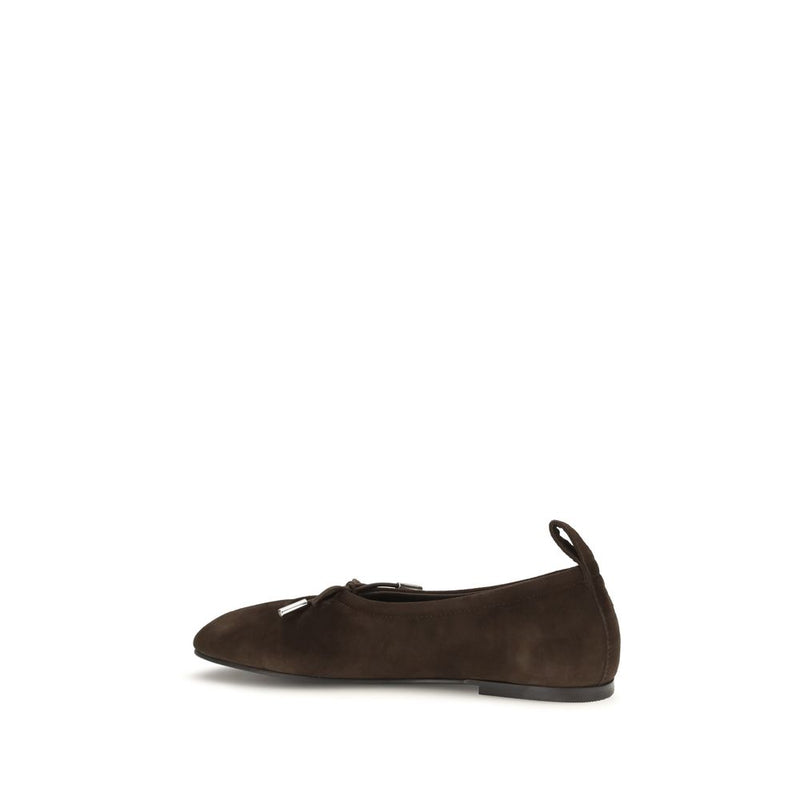Alohas Brown Goatskin Rosalind Ballet Flats for Women
