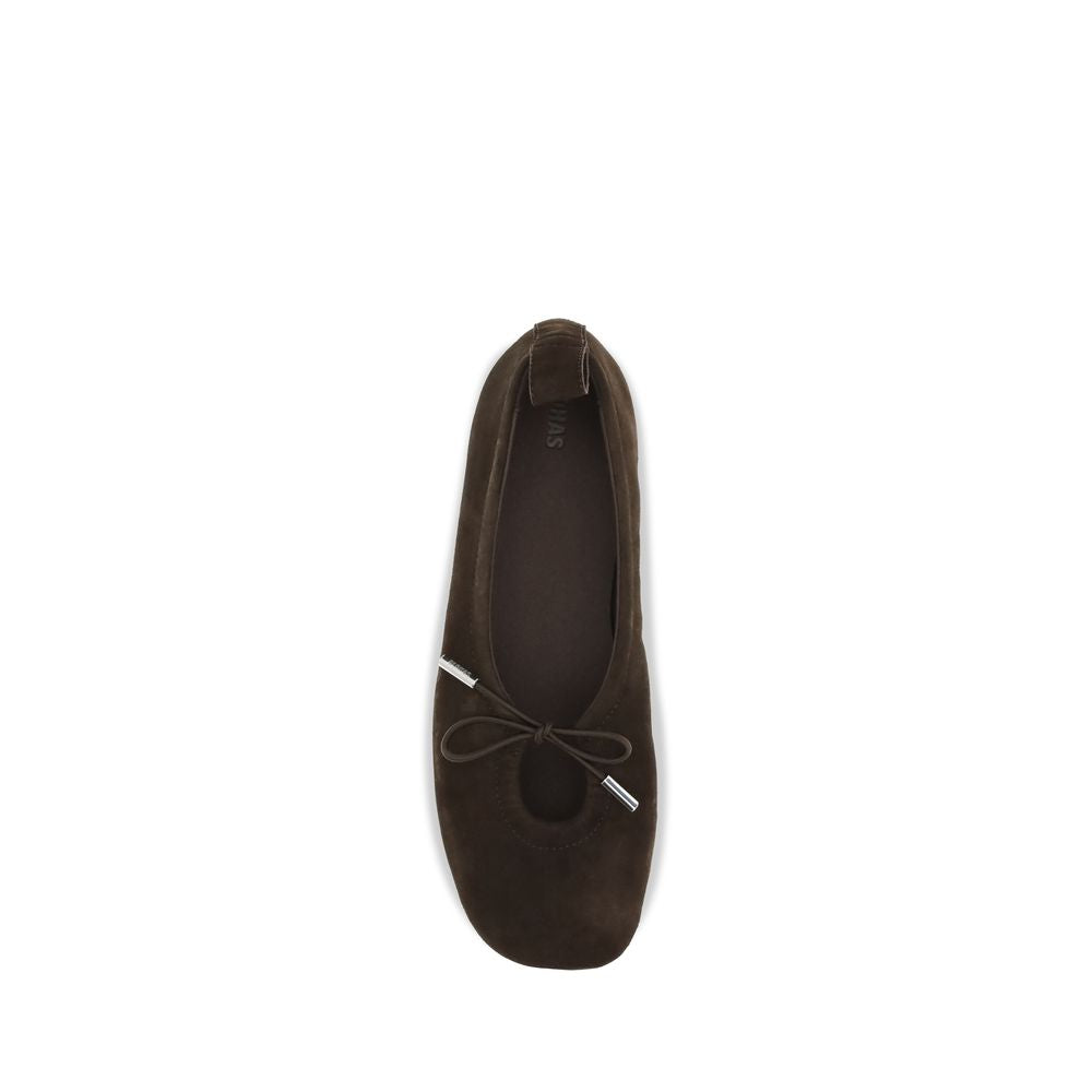 Alohas Brown Goatskin Ballet Flats