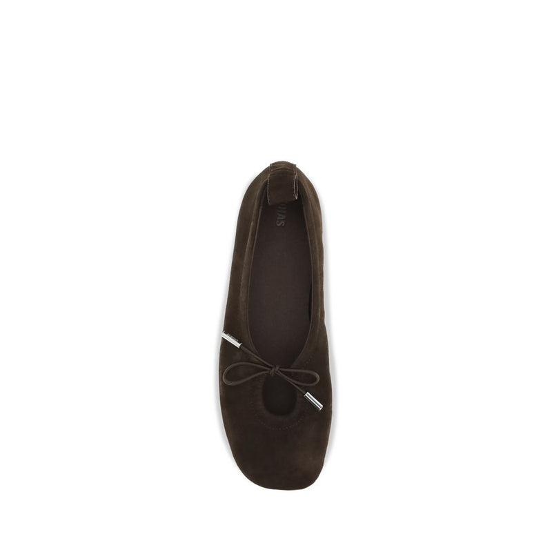 Alohas Brown Goatskin Rosalind Ballet Flats for Women
