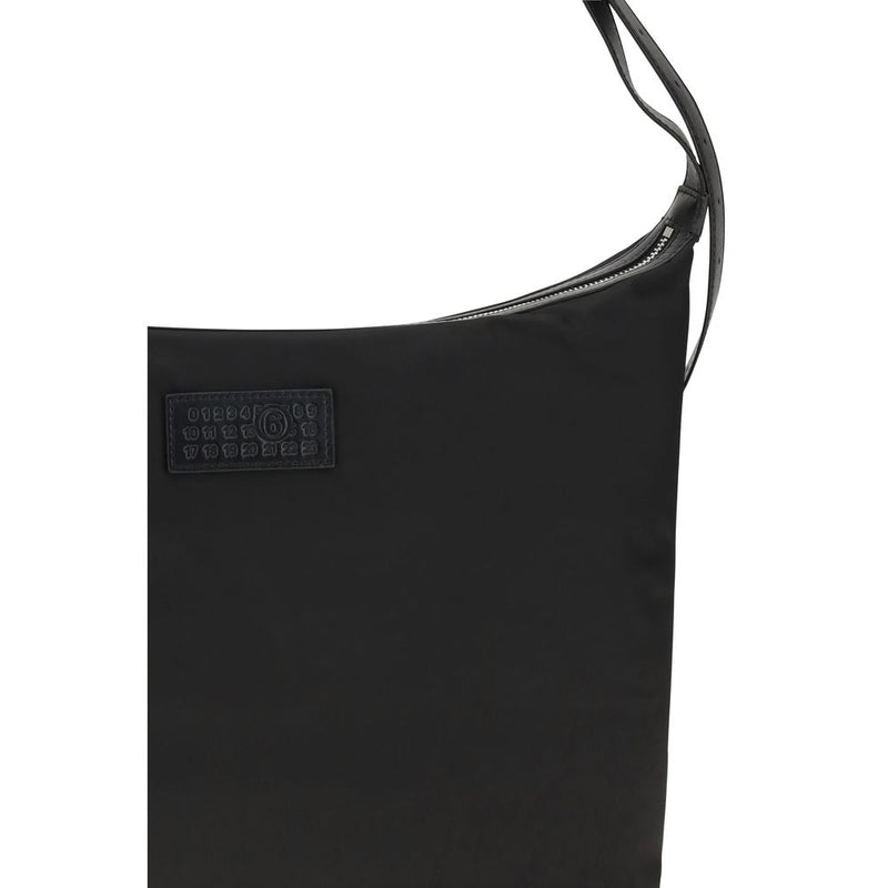 MM6 Black Polyamide Shoulder Bag - Stylish Everyday Accessory