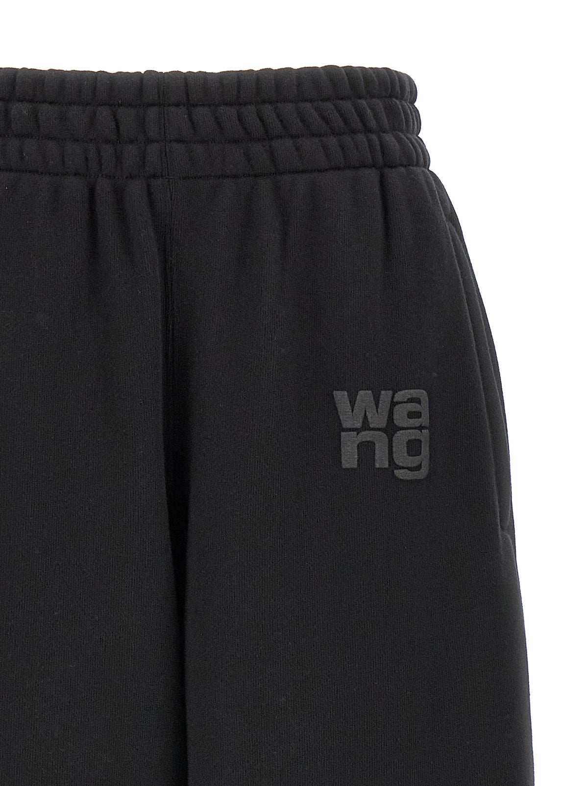 T BY ALEXANDER WANG Black Cotton Joggers (Workout Pants)