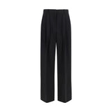 The Row Black Wool Oves Aries Dress Pants
