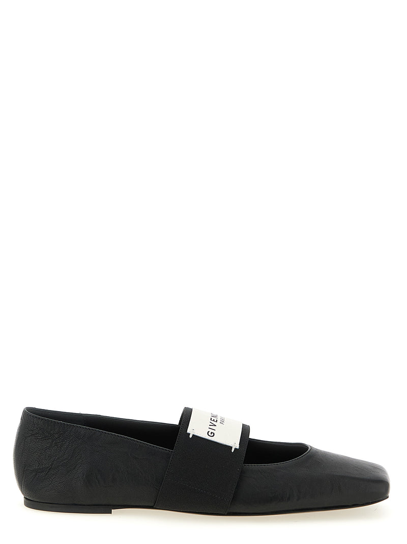Givenchy Black Lamb Leather Ballet Flats - Chic Elegance