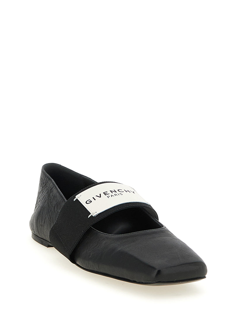 Givenchy Black Lamb Leather Ballet Flats - Chic Elegance