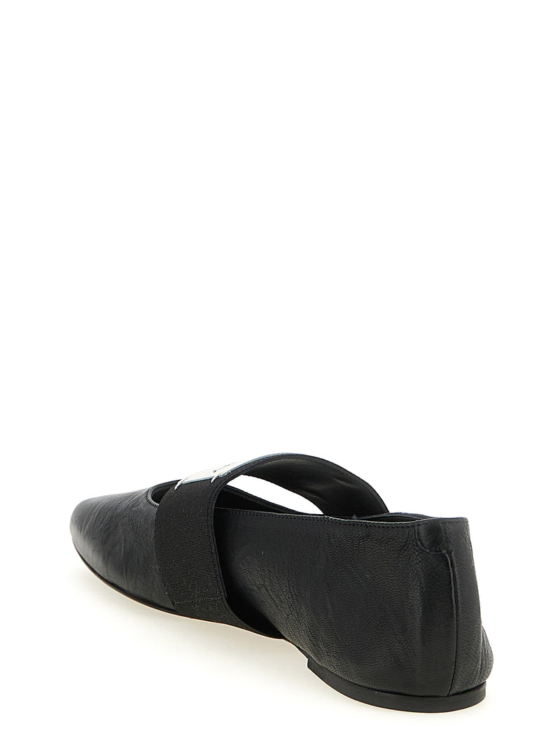 Givenchy Black Lamb Leather Ballet Flats - Chic Elegance