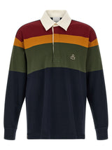 Isabel Marant Blue Cotton Polo Shirt