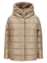 Herno Beige Polyamide Full-Length Jacket