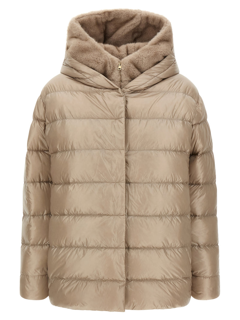 Herno Fusciacca Beige Polyamide Full-Length Jacket