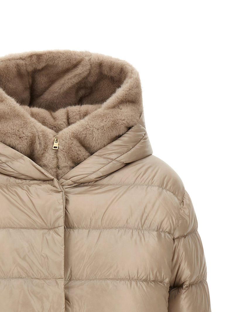 Herno Fusciacca Beige Polyamide Full-Length Jacket