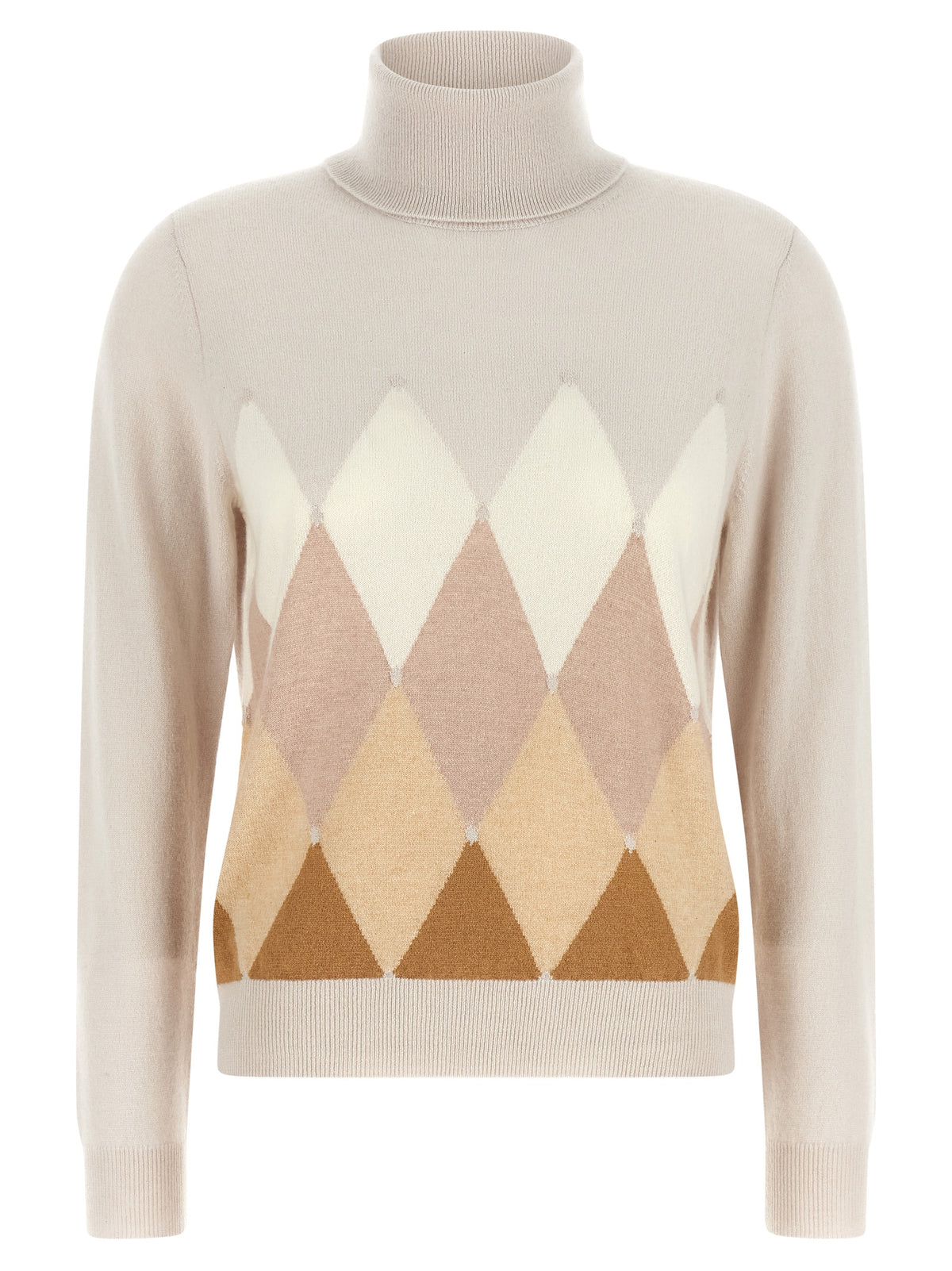 Ballantyne Beige Cashmere Cardigan