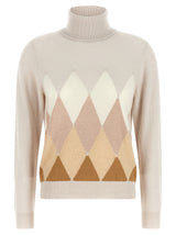 Ballantyne Beige Cashmere Cardigan