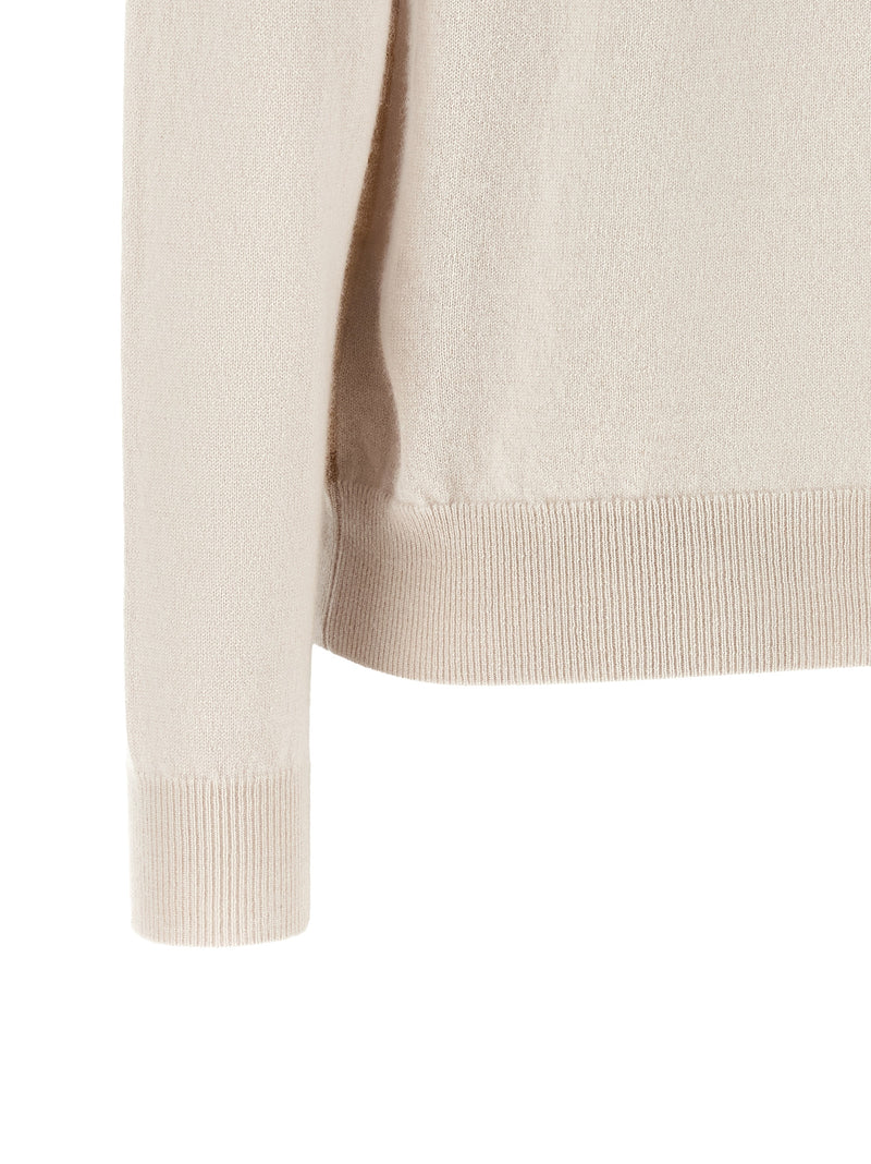Ballantyne Beige Cashmere Cardigan - Elegant Luxury